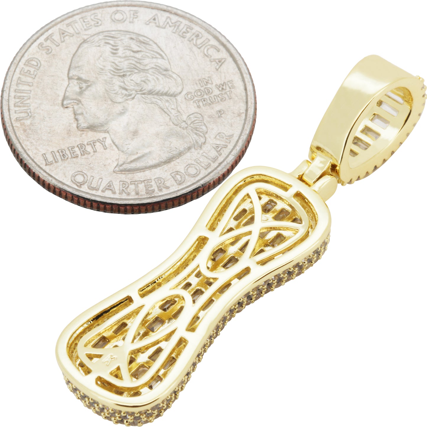 Bubble Letter I Pendant