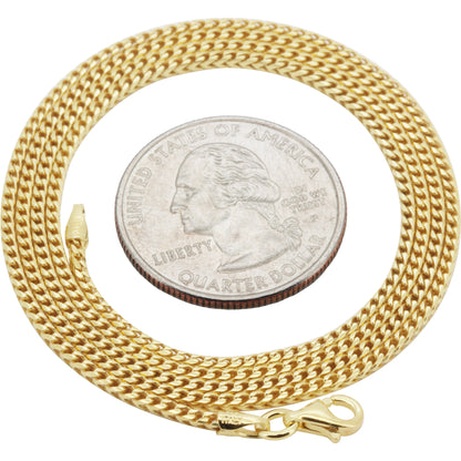 1.5mm Franco Chain 24"