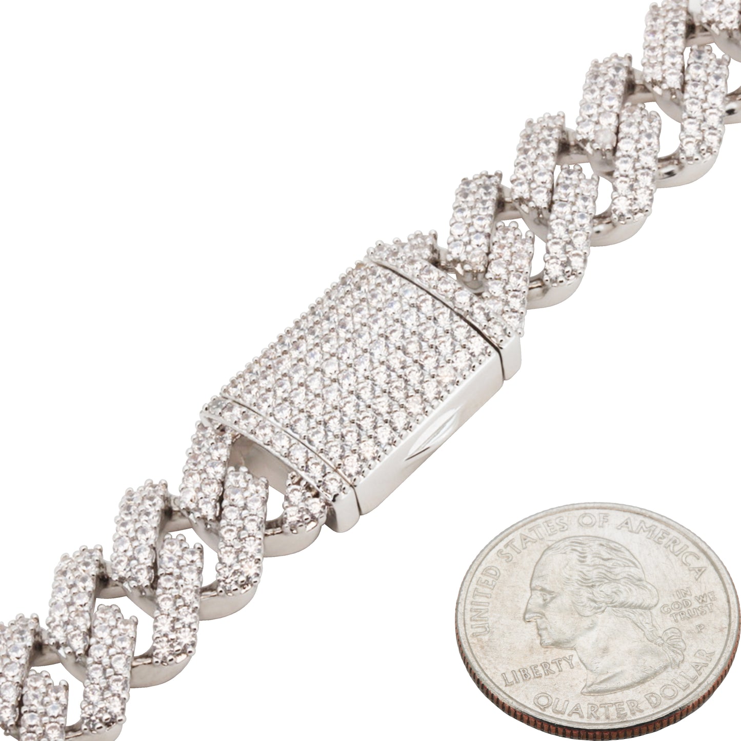 14mm Cuban Link Bracelet 8.5"