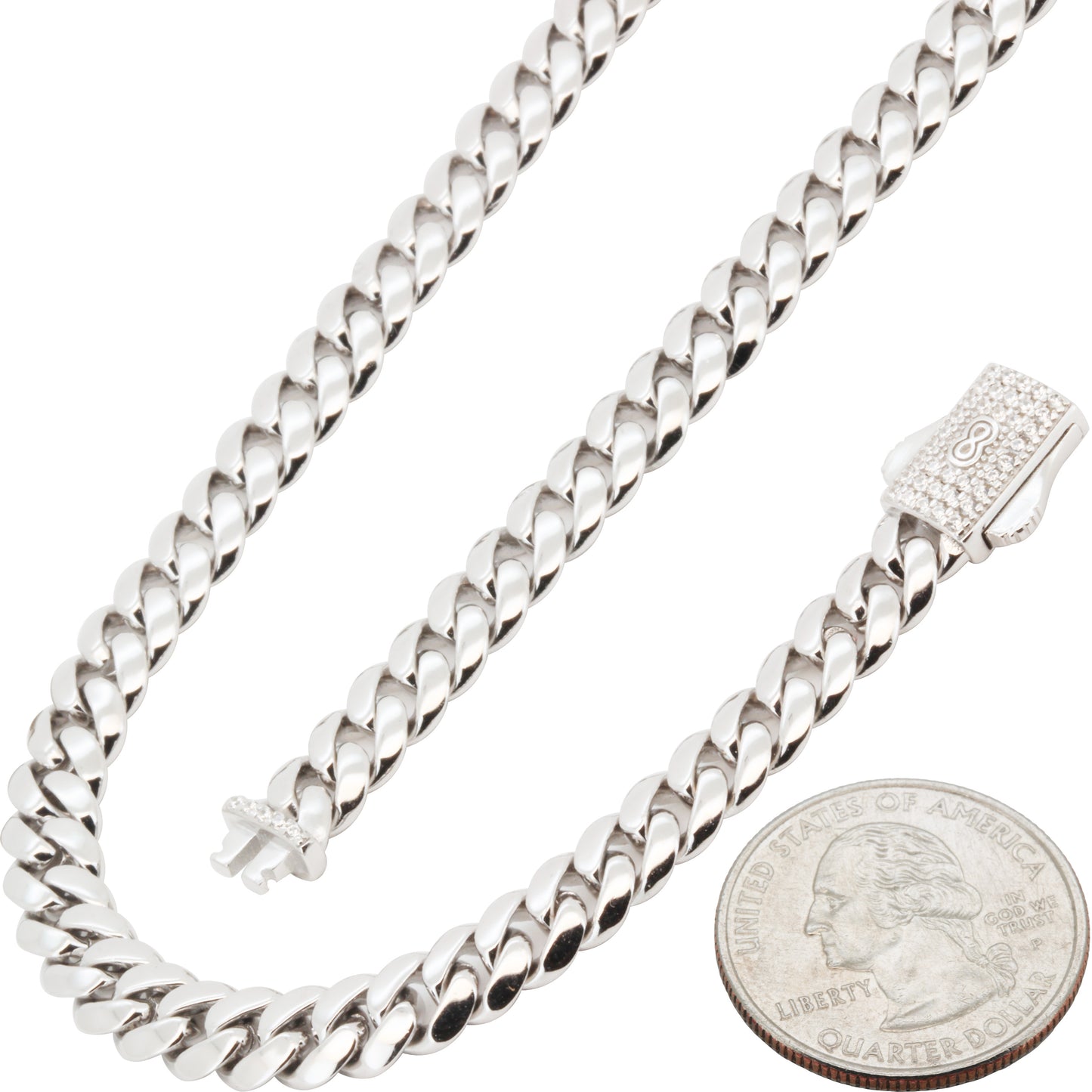 Miami Cuban Link Chain (925 Sterling Silver)