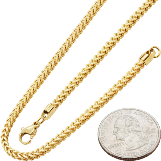 2.5mm Franco Chain 18"