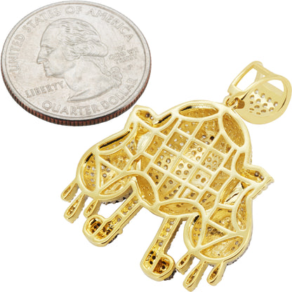 Yellow M&M Money Bag Pendant