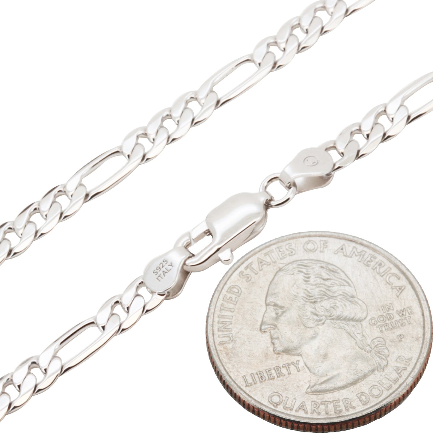 4mm Figaro Chain 20"