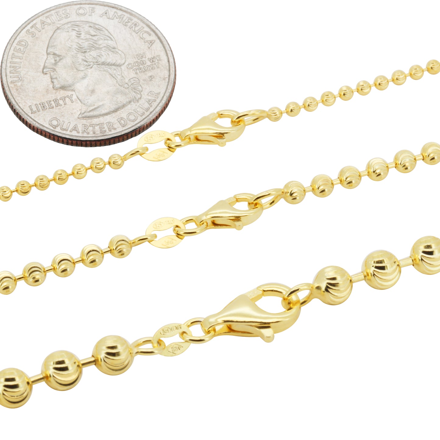 2mm Mooncut Chain 16"
