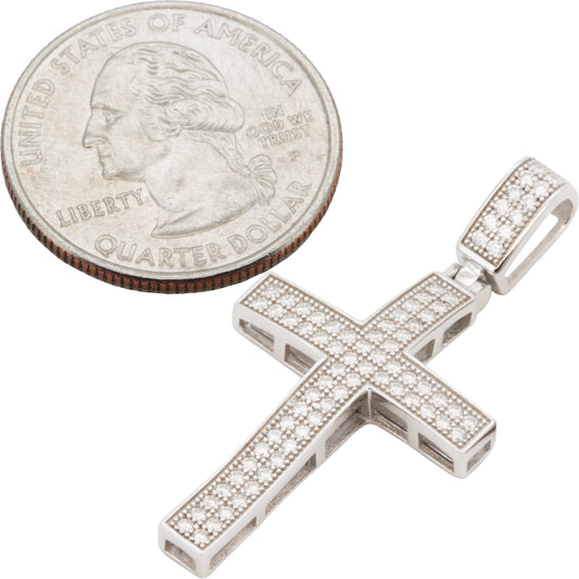 Moissanite Cross Pendant