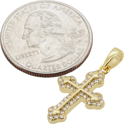 Moissanite Cross Pendant