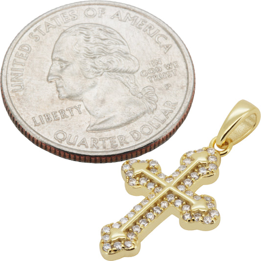 Moissanite Cross Pendant