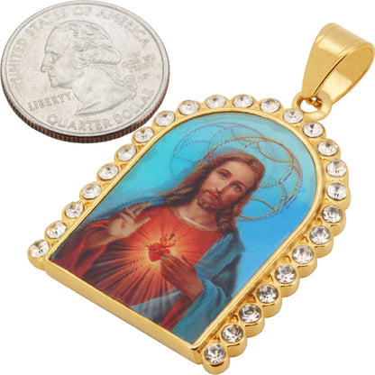 Holographic Jesus Pendant