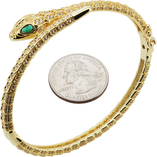 Snake Bangle Bracelet 7”