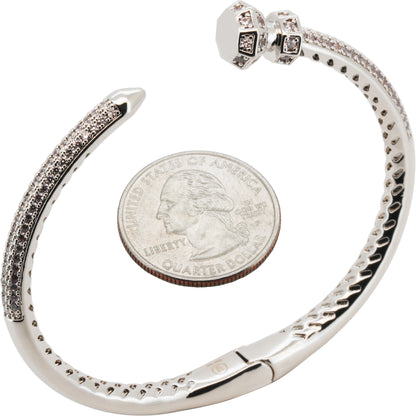 Nail Bangle Bracelet 7”