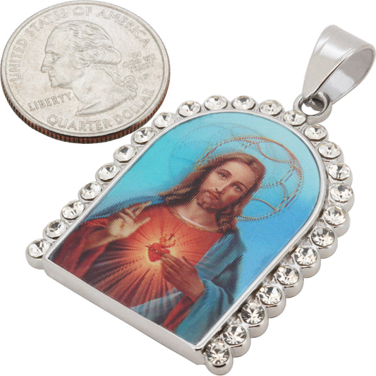 Holographic Jesus Pendant