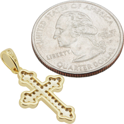 Moissanite Cross Pendant