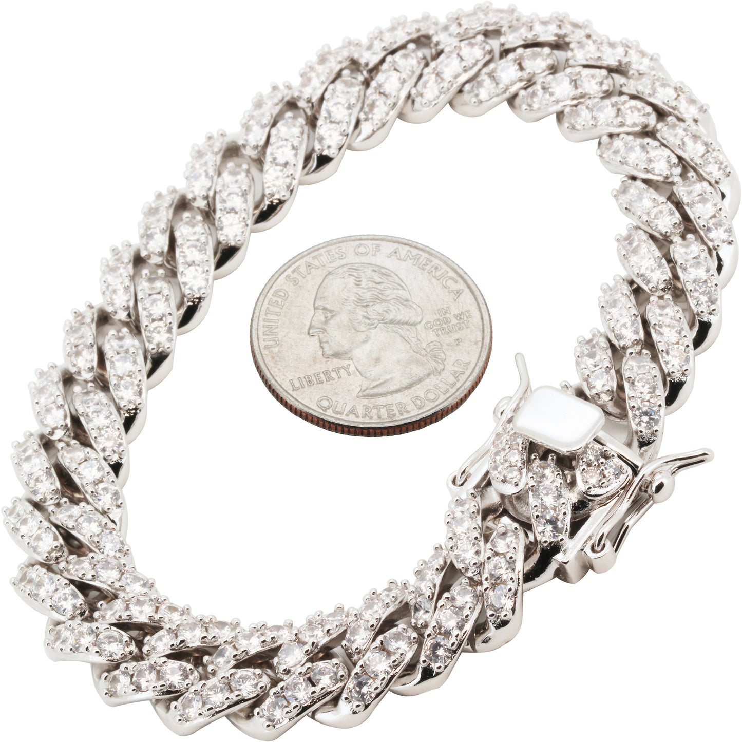 12mm Cuban Link Bracelet 8.5"