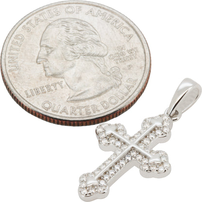 Moissanite Cross Pendant
