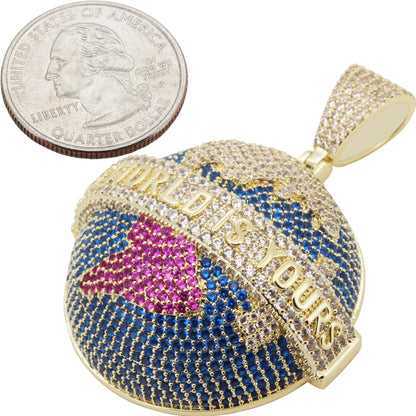 The World Is Yours Globe Pendant L