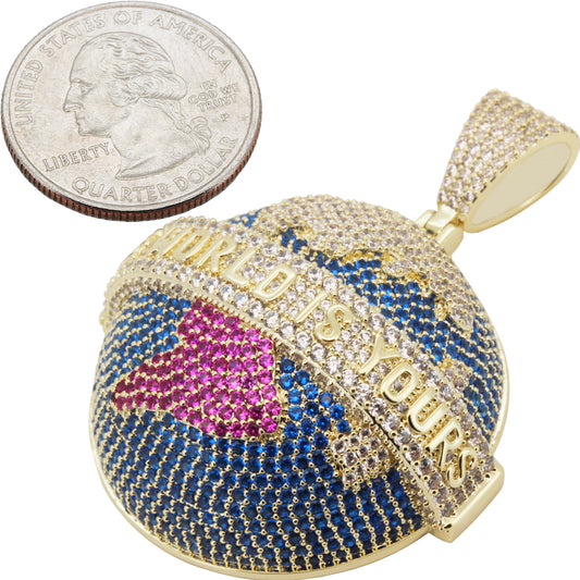 The World Is Yours Globe Pendant L