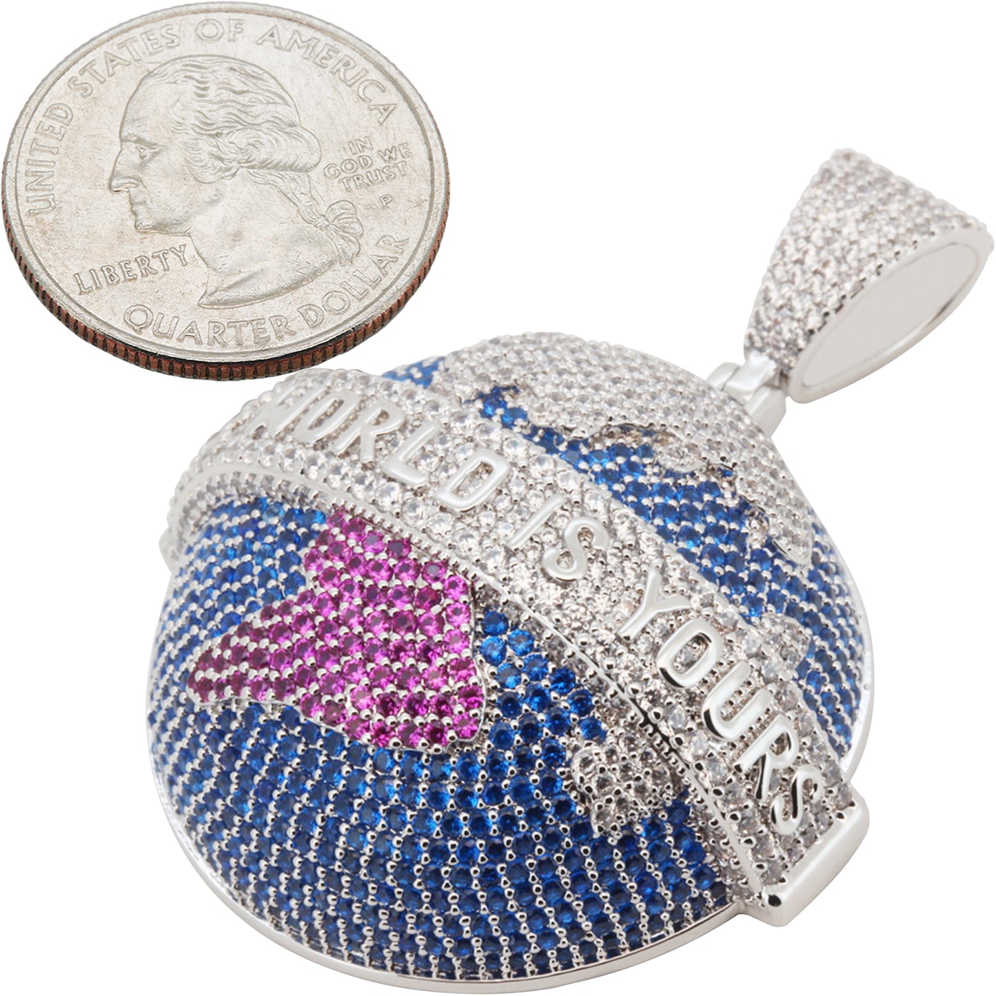 The World Is Yours Globe Pendant L