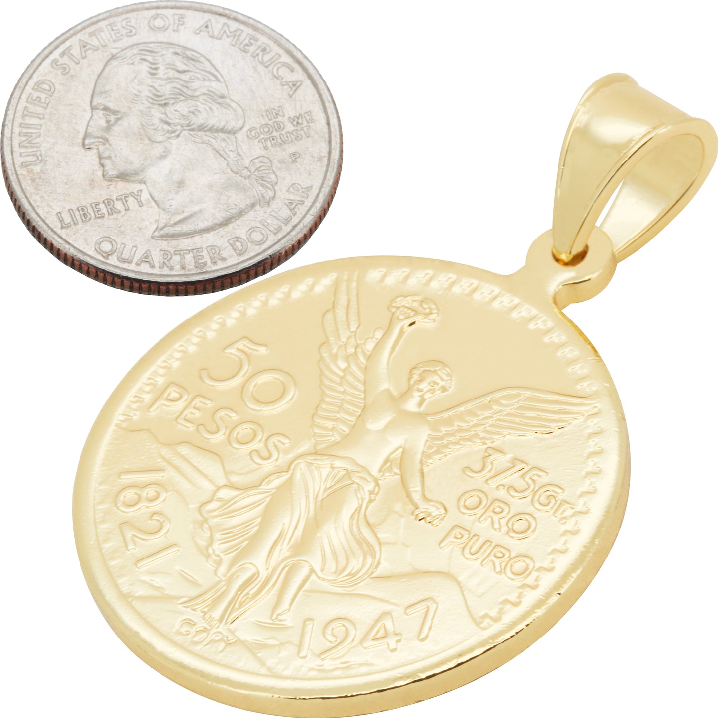 Mexican Peso Pendant