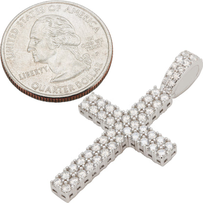 Moissanite Cross Pendant