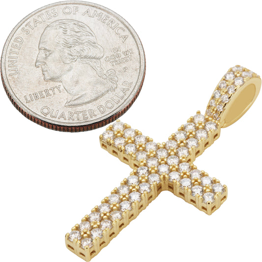 Moissanite Cross Pendant