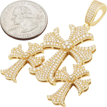 Triple Cross Pendant