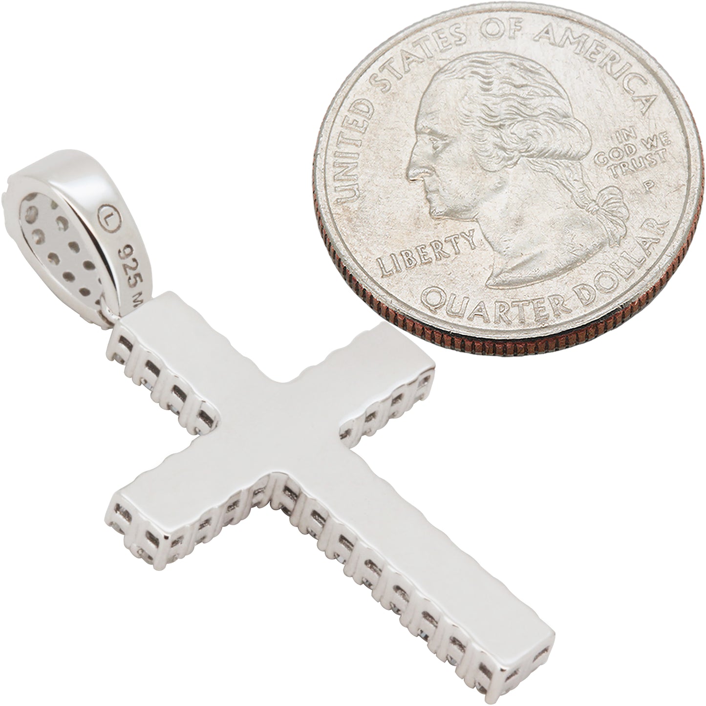 Moissanite Cross Pendant