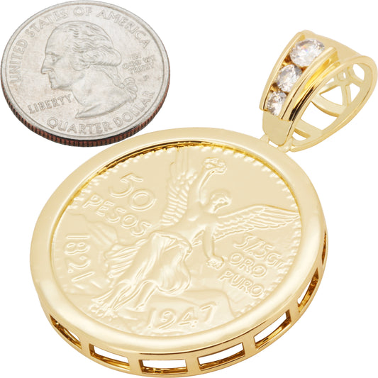 Mexican Peso Pendant