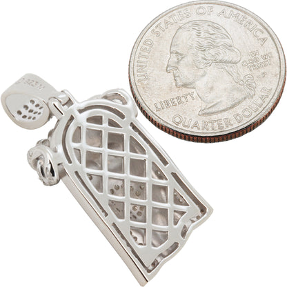 Moissanite Jesus Piece Pendant