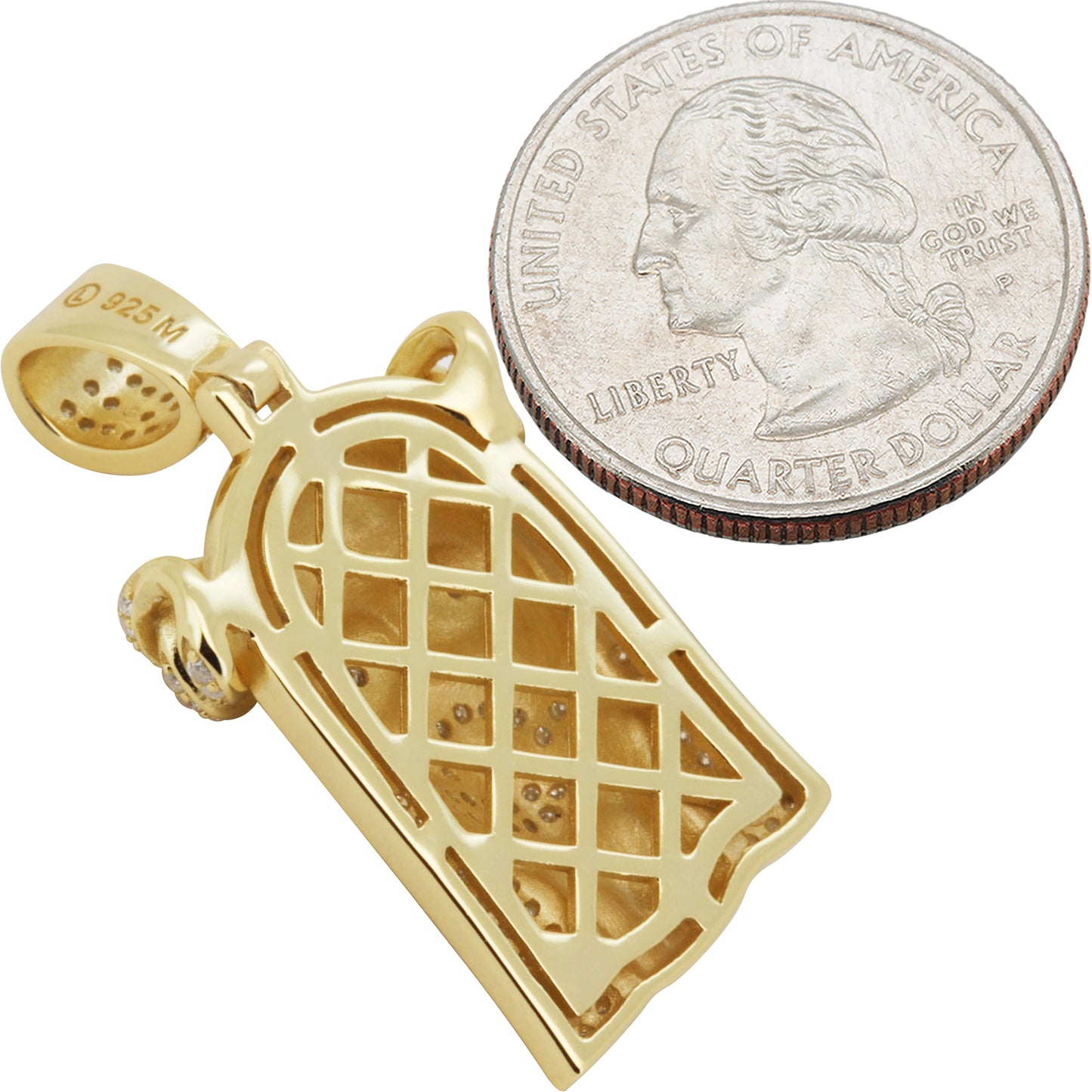 Moissanite Jesus Piece Pendant