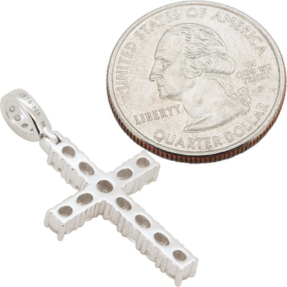 Moissanite Cross Pendant