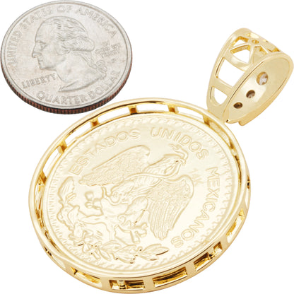 Mexican Peso Pendant