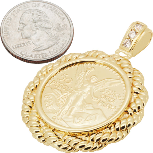 Mexican Peso Pendant