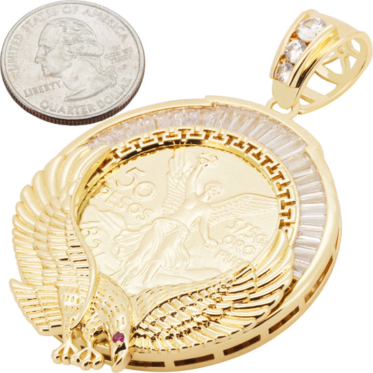 Mexican Peso Pendant