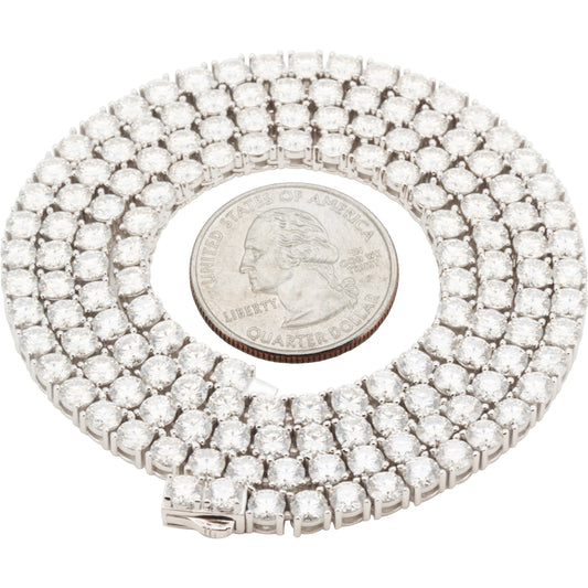 4mm Moissanite Tennis Chain 20"