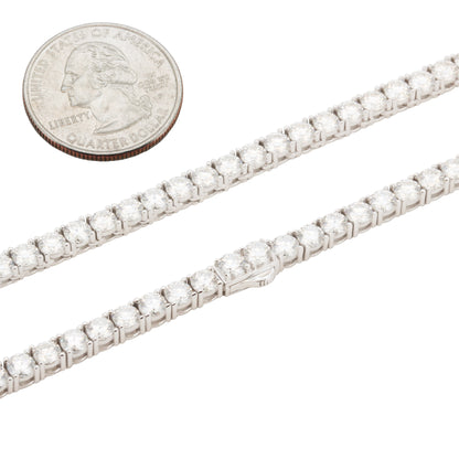 4mm Moissanite Tennis Chain 20"