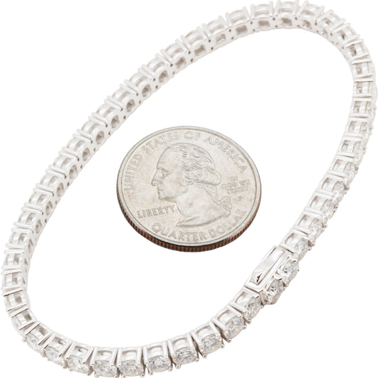 4mm Moissanite Tennis Bracelet 7.5"
