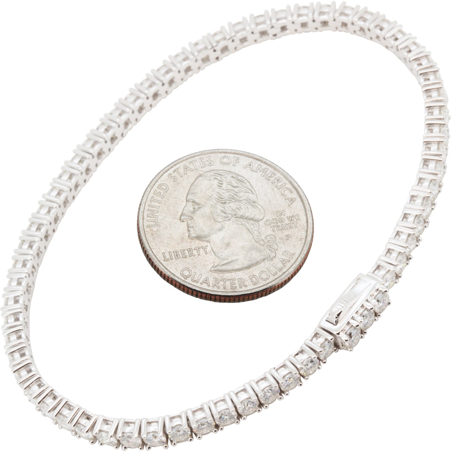 3mm Moissanite Tennis Bracelet 7"