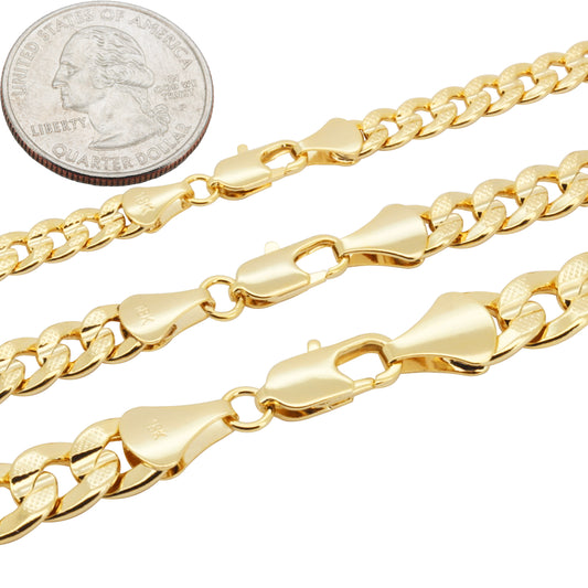 10mm Curb Cuban Link Chain 24"
