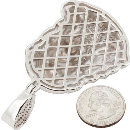 Moissanite Jesus Piece Pendant