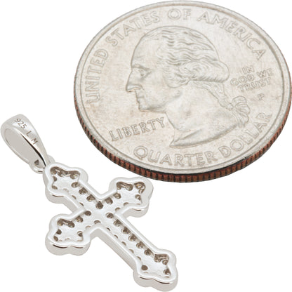 Moissanite Cross Pendant