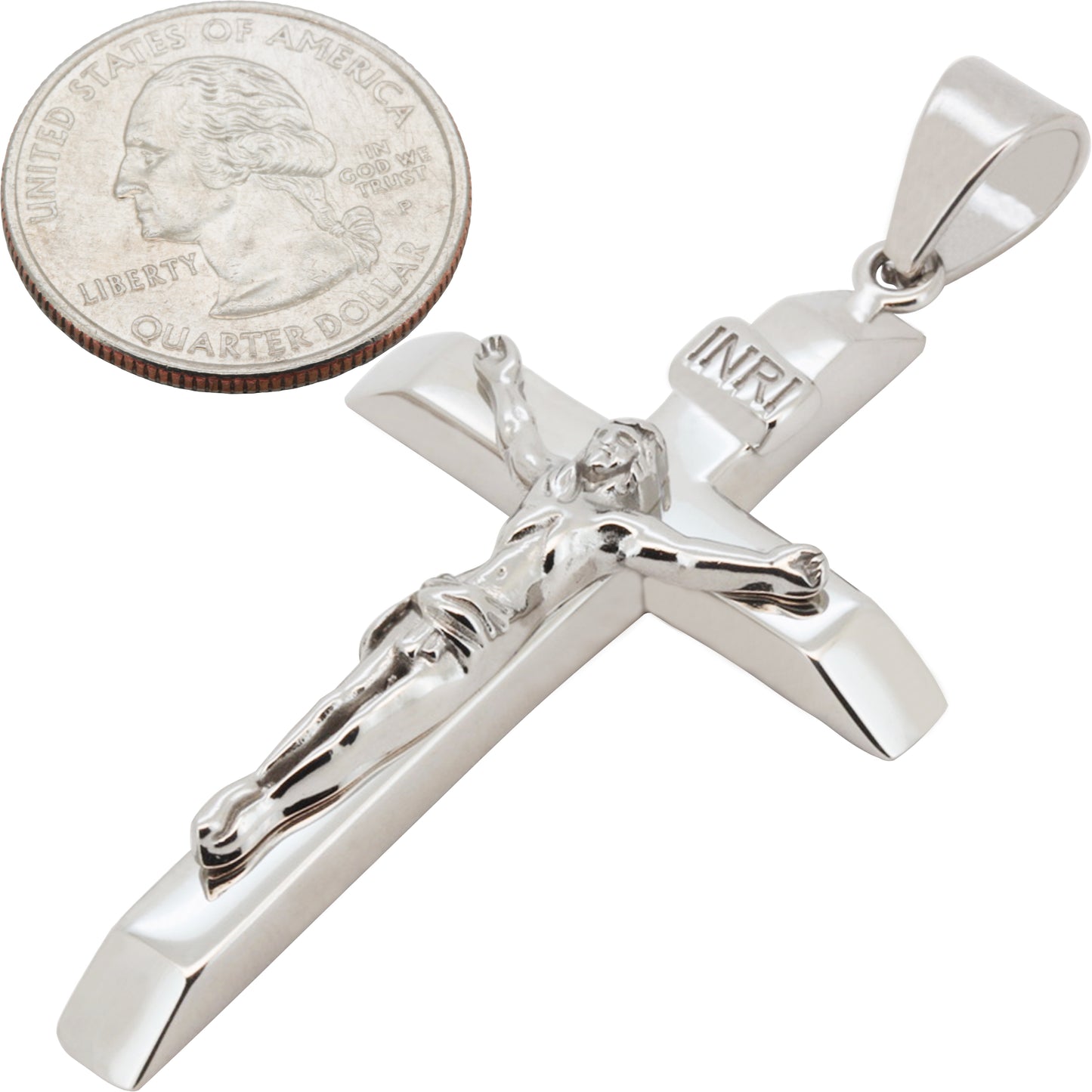 Crucifix Cross Pendant L
