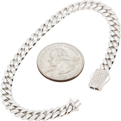 Miami Cuban Link Bracelet (925 Sterling Silver)