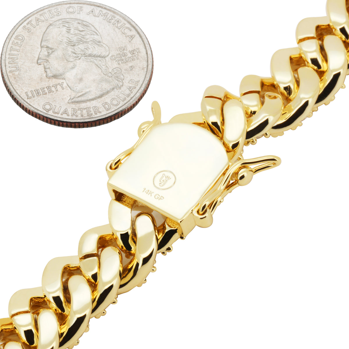 12mm Cuban Link Chain 24"
