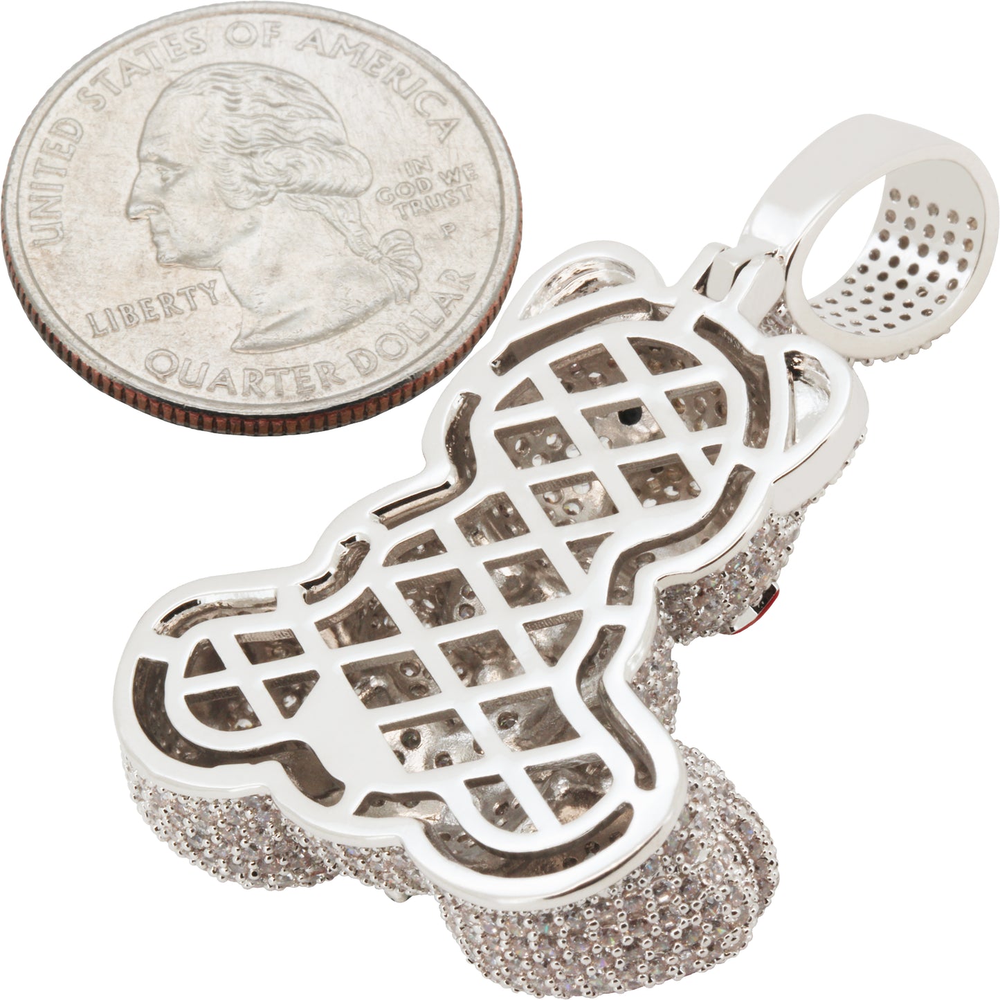 Teddy Bear Money Bag Pendant