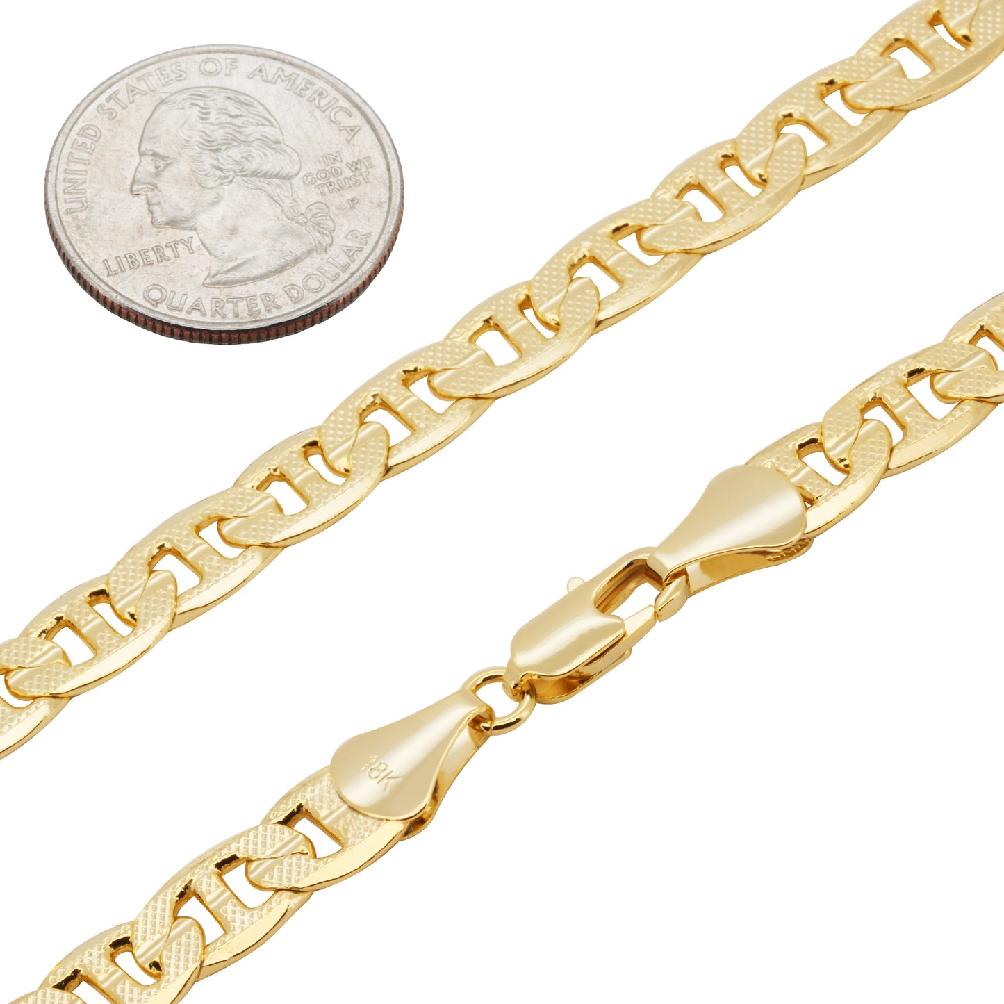 8mm Mariner Link Bracelet 8"