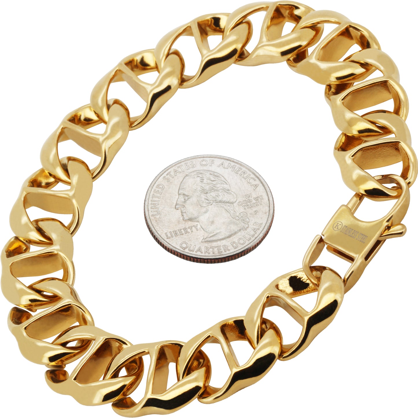 14mm Mariner Bracelet 9”