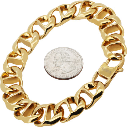 14mm Mariner Bracelet 9”