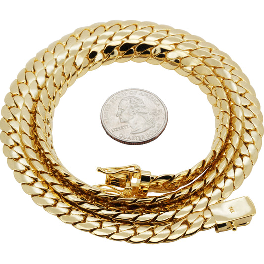9mm Miami Cuban Link Chain 30"