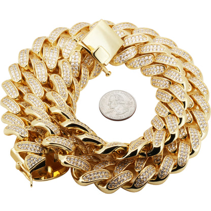 24mm Cuban Link Chain 30"