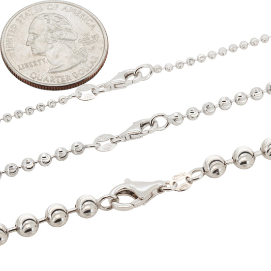 2mm Mooncut Chain 24"